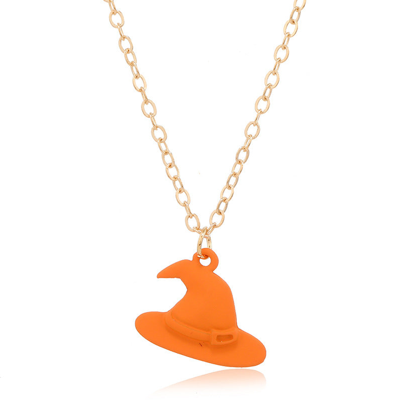 Wholesale Retro Exaggerated Ghost  Ghost Mask  Necklace